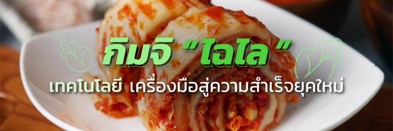 กิมจิ "ไฉไล" เทคโนโลยี ความสำเร็จของคนรุ่นใหม่