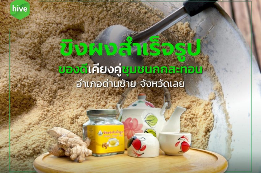 ขิงผงสำเร็จรูป อำเภอด่านซ้าย จังหวัดเลย