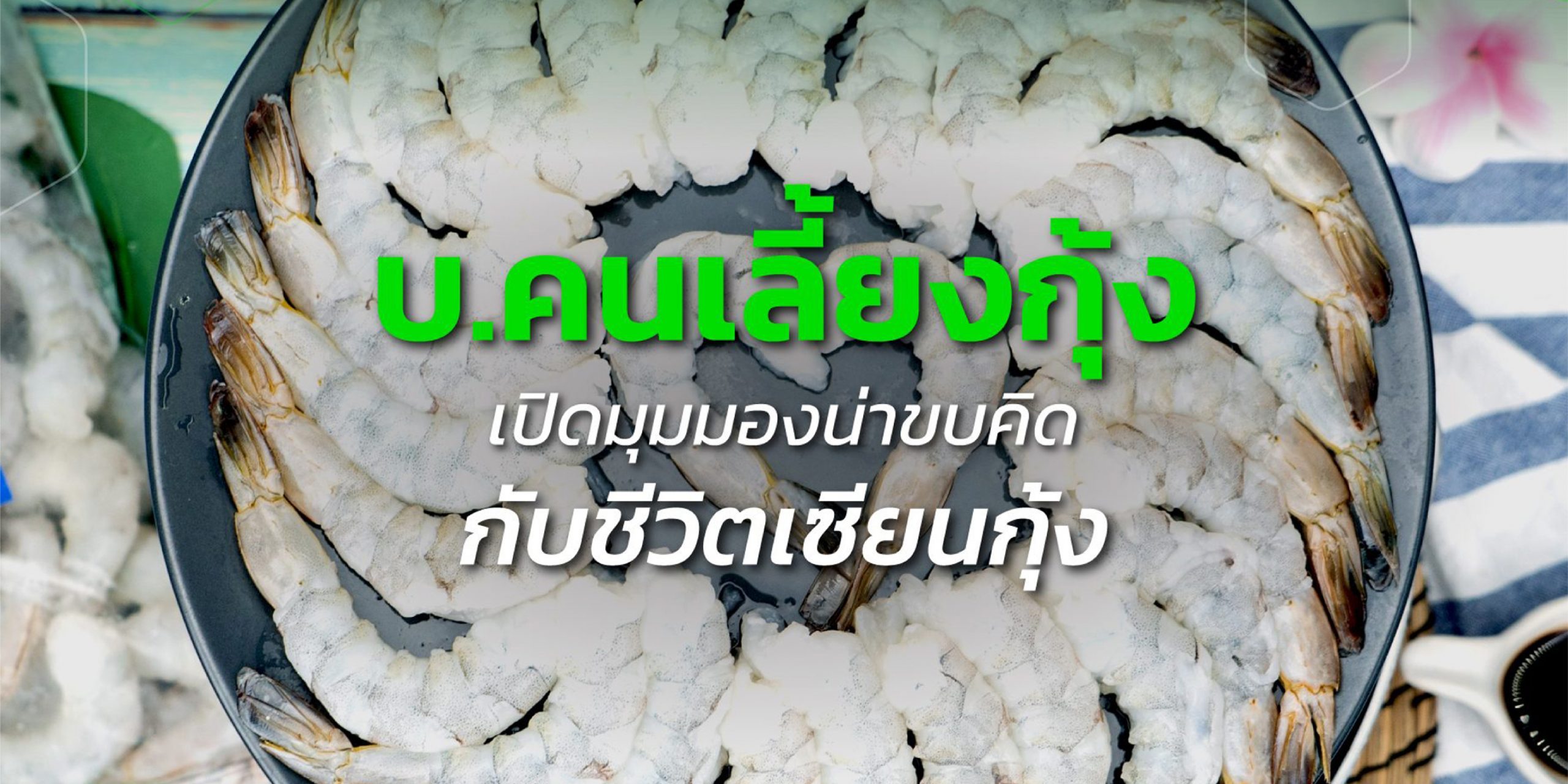 บทสัมภาษณ์ บ.คนเลี้ยงกุ้ง