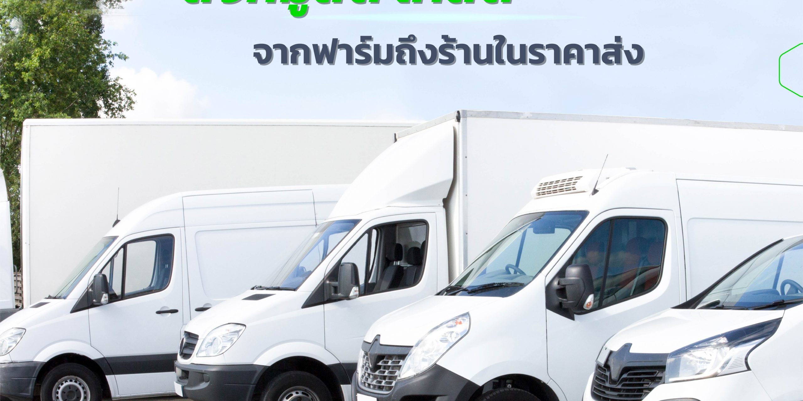 บริการขนส่ง หมูสด ไก่สด