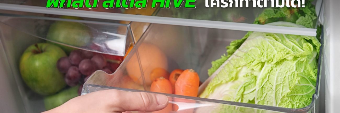 ยืดอายุวัตถุดิบ ผักสด สไตล์ HIVE ใครก็ทำตามได้